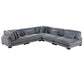 8555GY*5SC - (5)5-Piece Modular Sectional