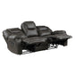 8560PM*2 - 2pc Set: Sofa, Love