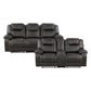 8560PM*2 - 2pc Set: Sofa, Love