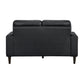 8566BLK*2 - 2pc Set: Sofa, Love