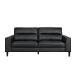 8566BLK*2 - 2pc Set: Sofa, Love