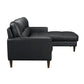 8566BLK*SC - 2-Piece Sectional with Right Chaise