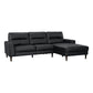 8566BLK*SC - 2-Piece Sectional with Right Chaise