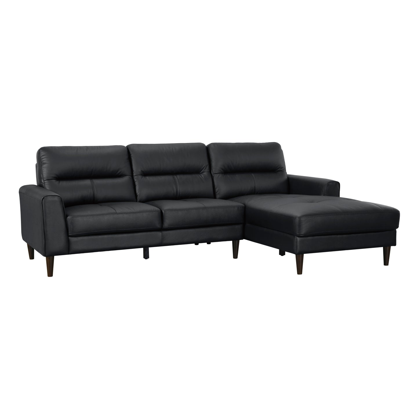 8566BLK*SC - 2-Piece Sectional with Right Chaise