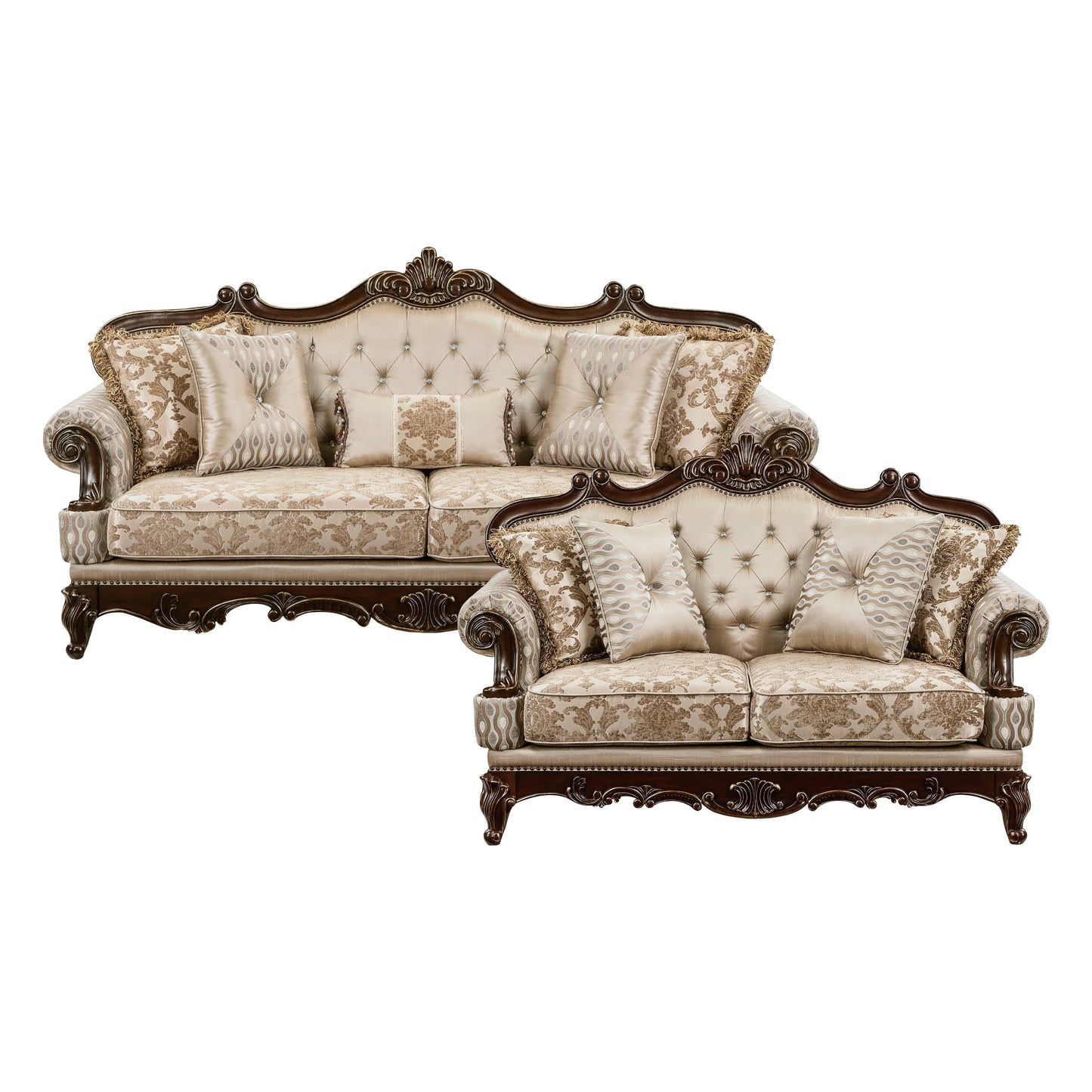 8570*2 - 2pc Set: Sofa, Love