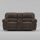 8517BRW-2 - Double Reclining Love Seat with Center Console