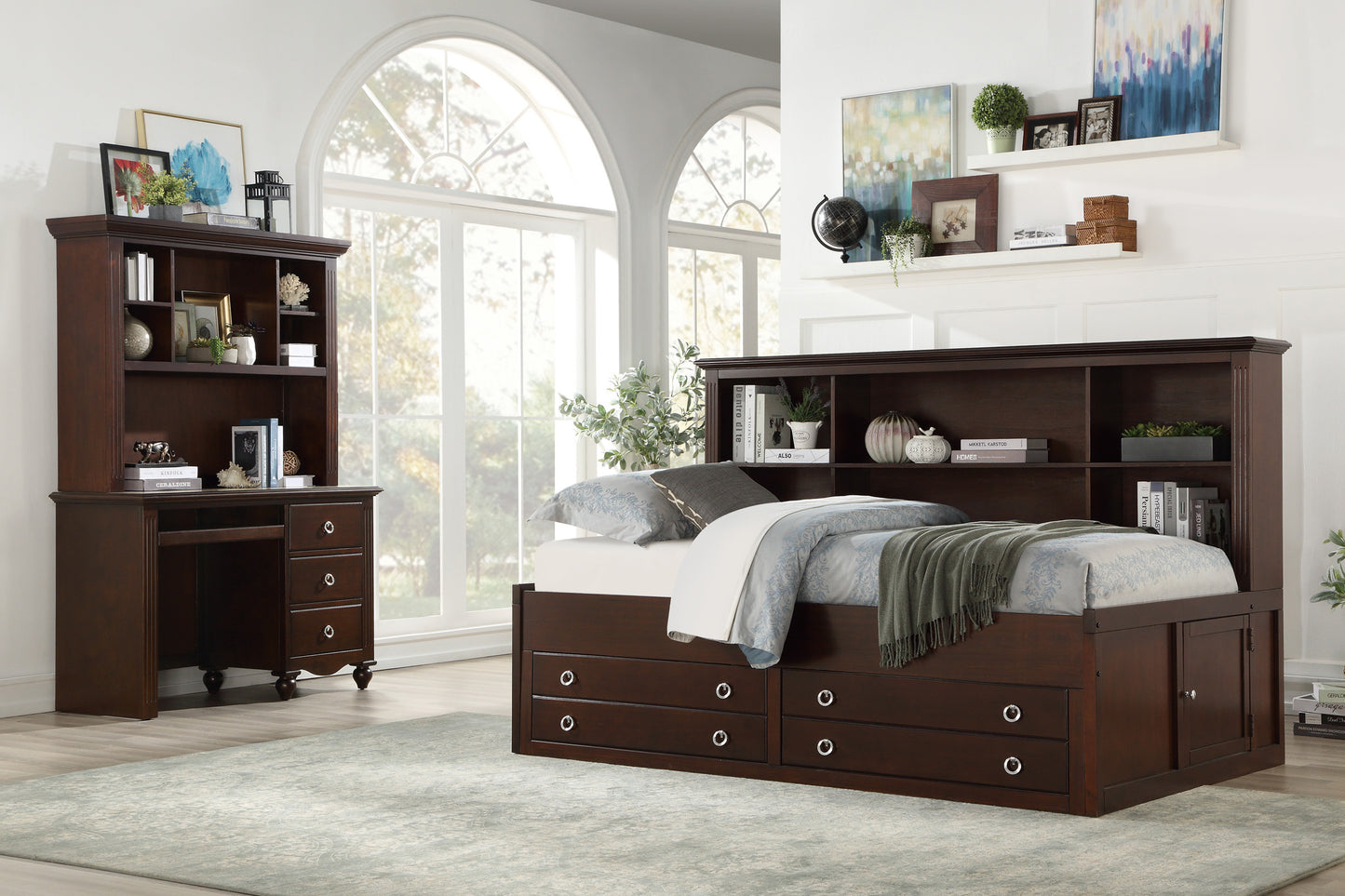 2058CPRF-1* - (2) Full Lounge Storage Bed