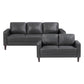 9203DGY*2 - 2pc Set: Sofa, Love