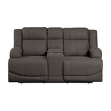 9207CHC-2PW - Power Double Reclining Love Seat with Center Console