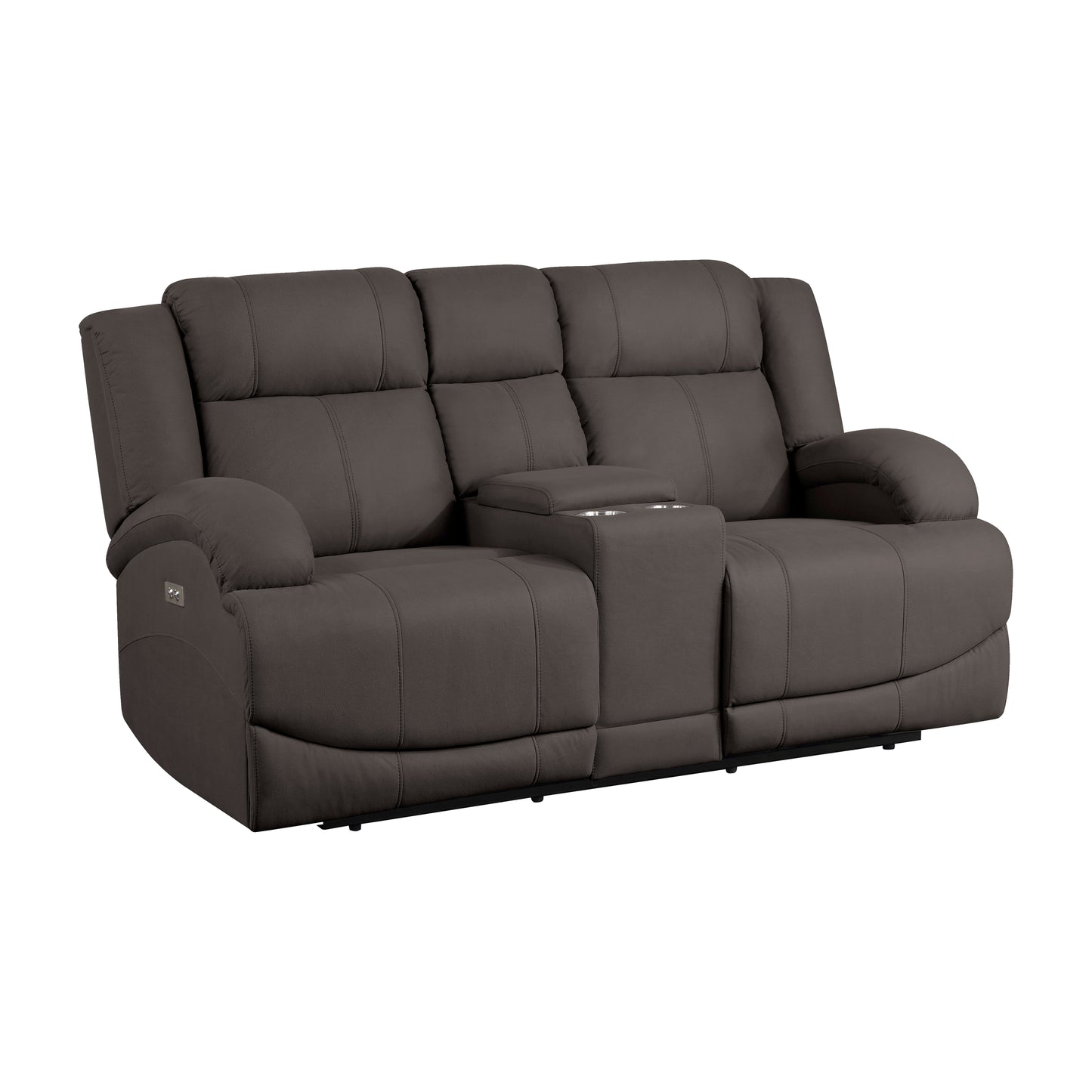 9207CHC-2PW - Power Double Reclining Love Seat with Center Console