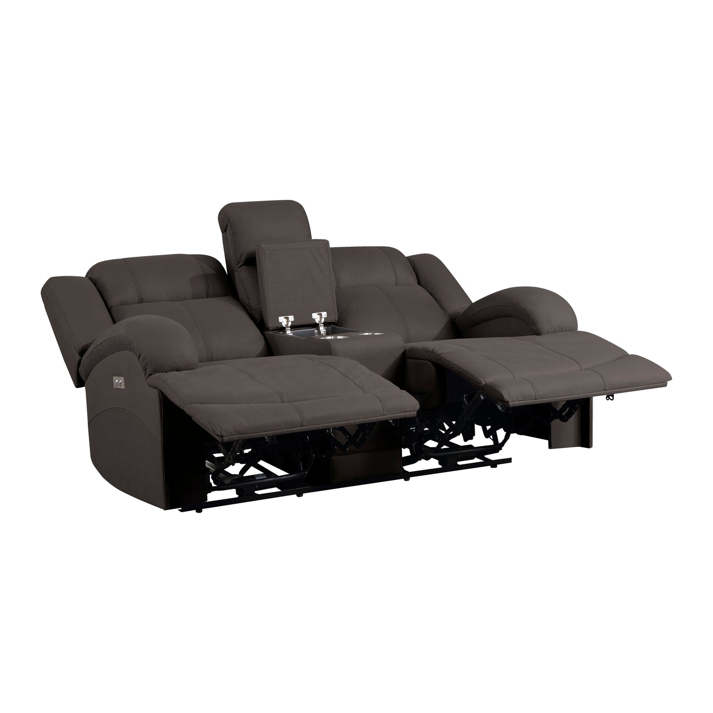 9207CHC-2PW - Power Double Reclining Love Seat with Center Console