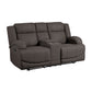 9207CHC-2 - Double Reclining Love Seat with Center Console