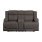 9207CHC-2 - Double Reclining Love Seat with Center Console