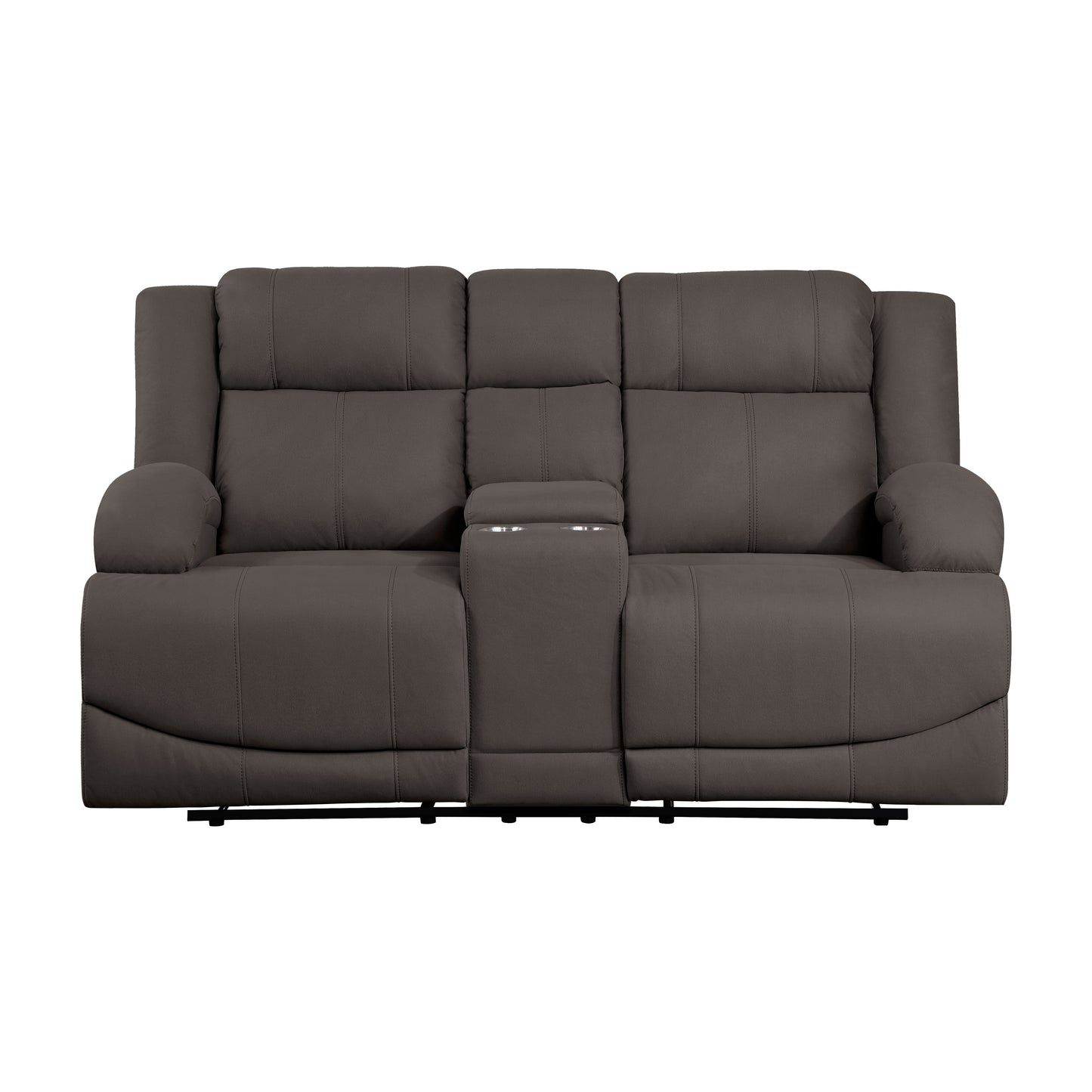 9207CHC-2 - Double Reclining Love Seat with Center Console