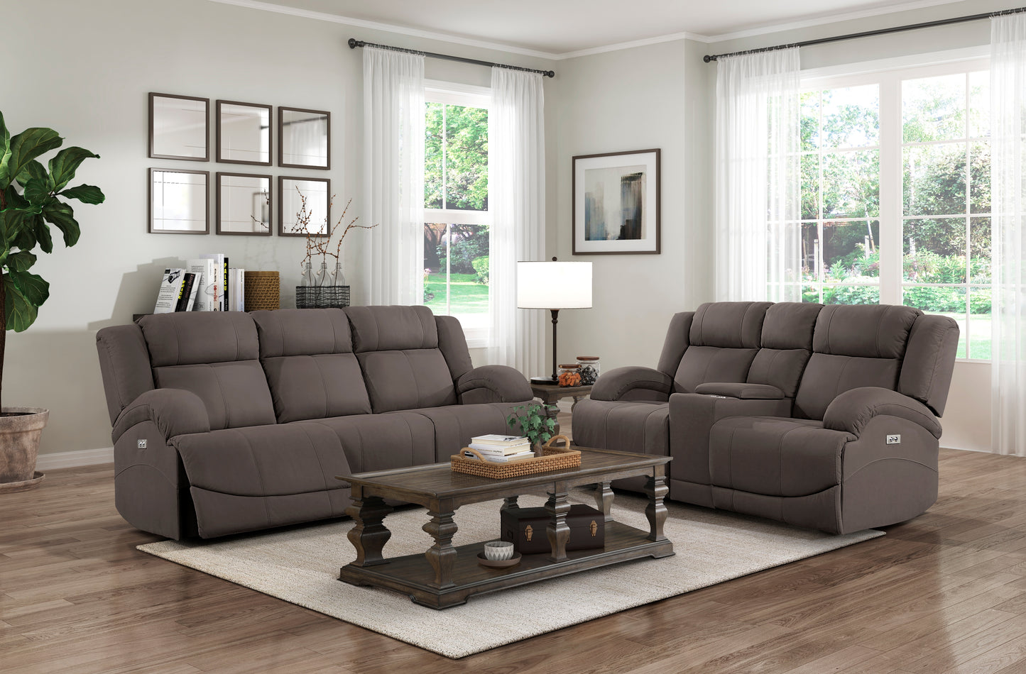 9207CHC-3PW - Power Double Reclining Sofa