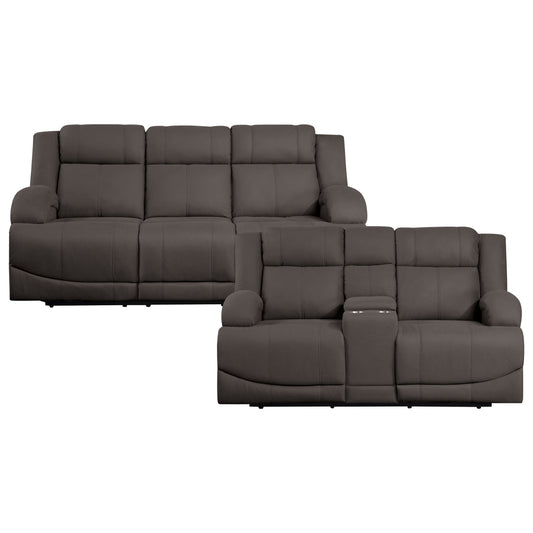 9207CHC*2PW - 2pc Set: Sofa, Love (Power)