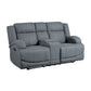 9207GPB-2 - Double Reclining Love Seat with Center Console