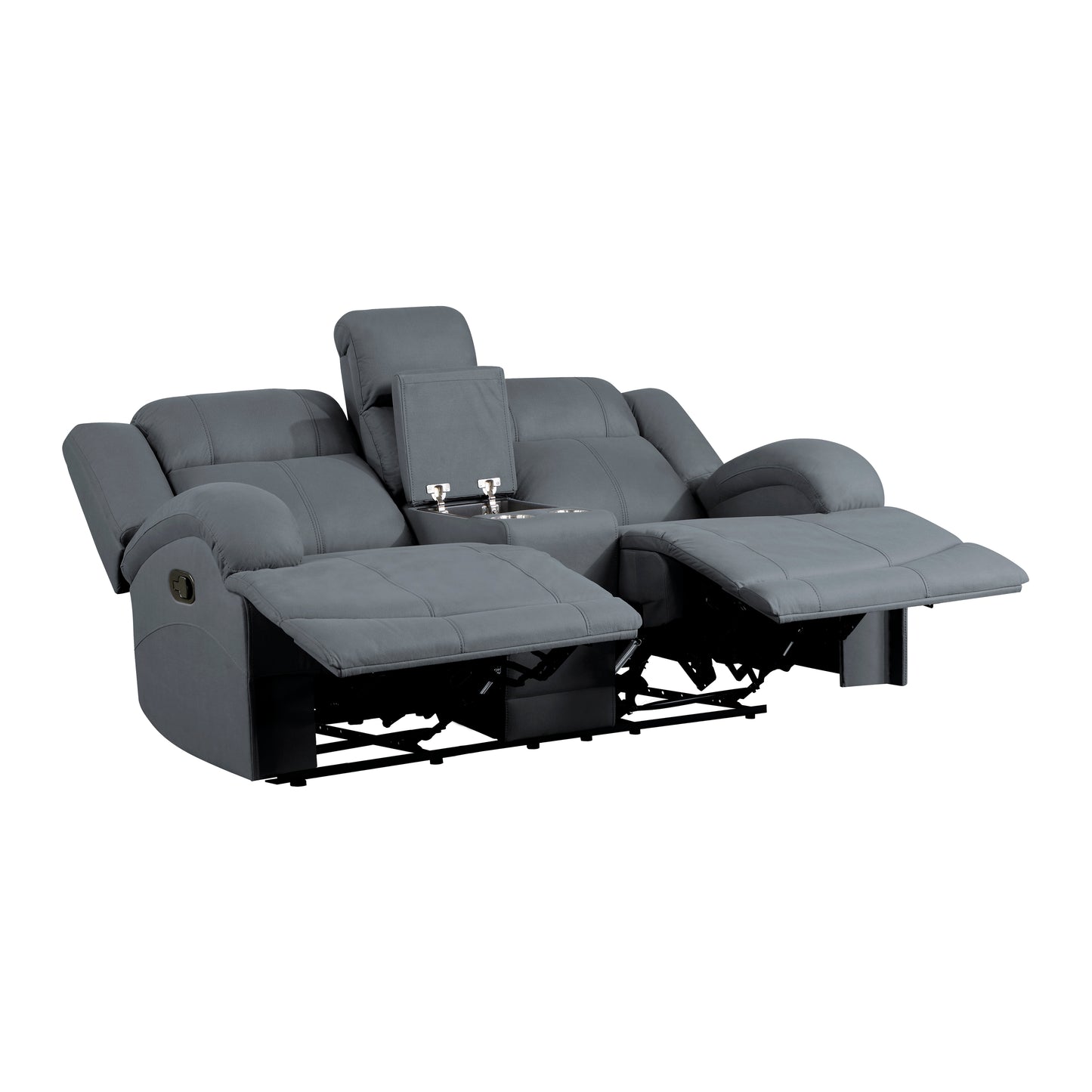 9207GPB-2 - Double Reclining Love Seat with Center Console