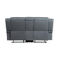 9207GPB-2 - Double Reclining Love Seat with Center Console