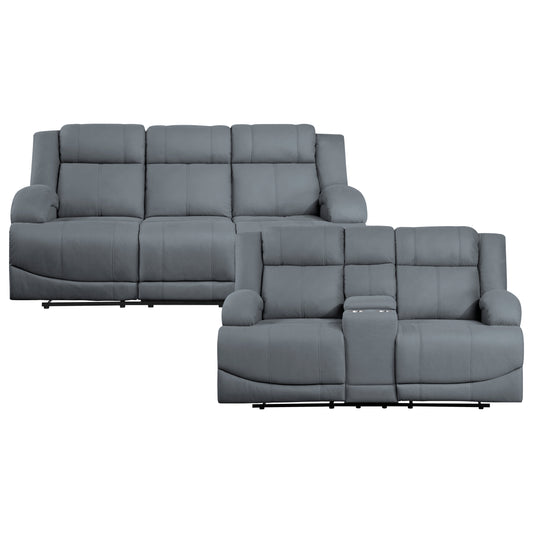 9207GPB*2 - 2pc Set: Sofa, Love