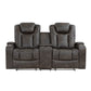 9211BRG*2PWH - 2pc Set: Sofa, Love (Power)