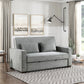 9238GY-3CL - Convertible Studio Sofa with Pull-out Bed