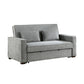 9238GY-3CL - Convertible Studio Sofa with Pull-out Bed