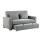 9238GY-3CL - Convertible Studio Sofa with Pull-out Bed