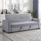 9258 - Convertible Sofa with Hidden Storage, Cup Holders and Charging Ports