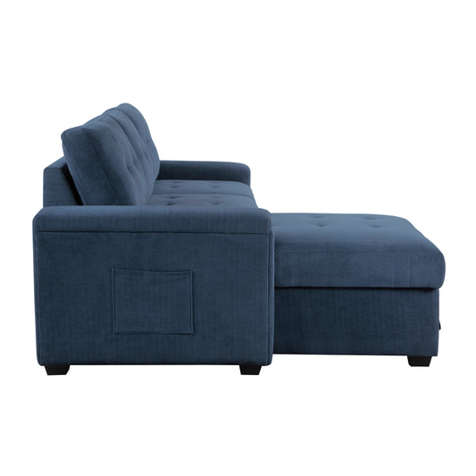 9259*SC - (2)Reversible Sectional with Hidden Storage and Pull-out Bed