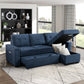 9259*SC - (2)Reversible Sectional with Hidden Storage and Pull-out Bed
