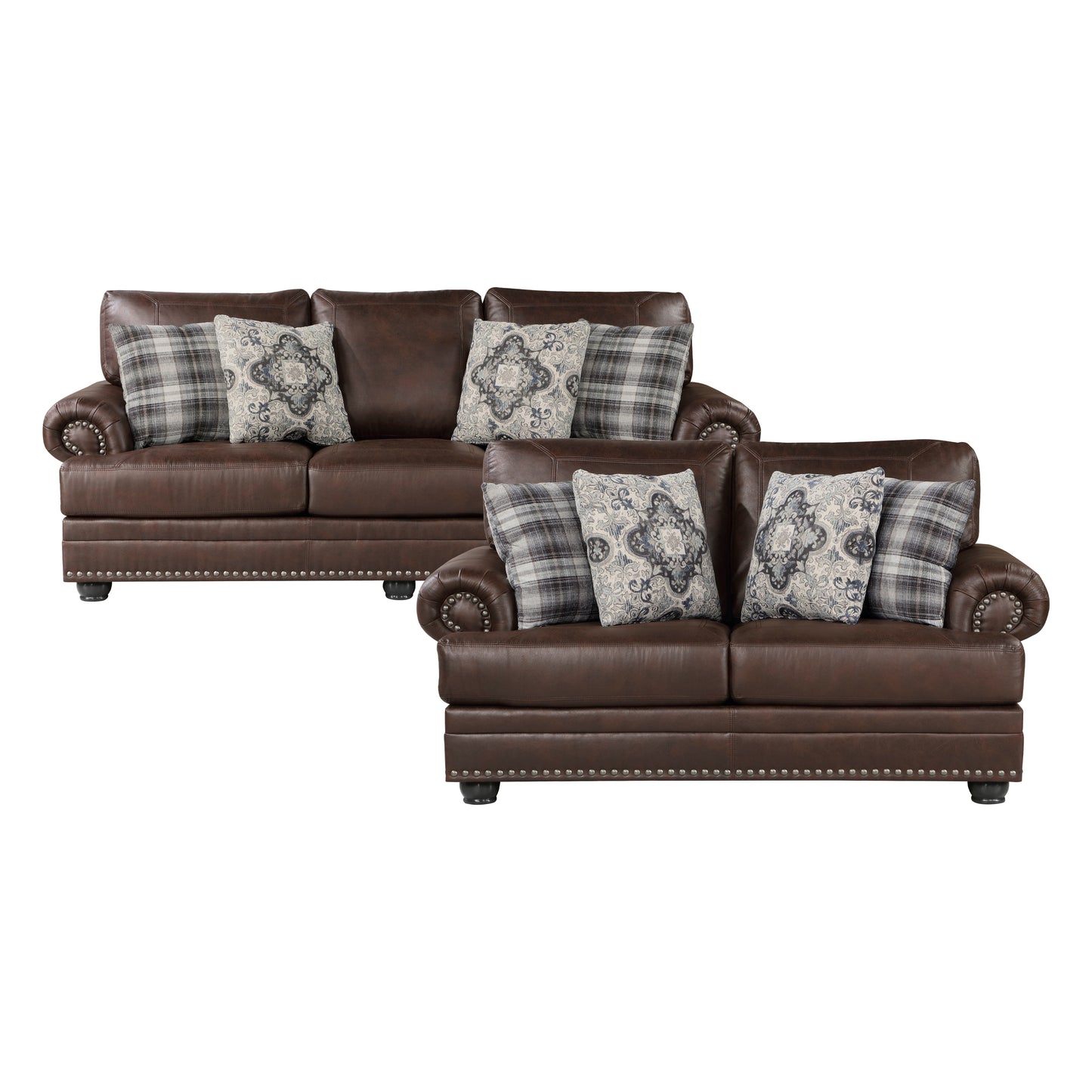 9260DB*2 - 2pc Set: Sofa, Love