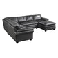 9267GY*42LRC - (4)4-Piece Sectional with Right Chaise