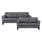 9279BGY*2 - 2pc Set: Sofa, Love