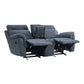 9301BUE*2 - 2pc Set: Sofa, Love