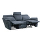 9301BUE-3 - Double Reclining Sofa with Center Drop-Down Cup Holders