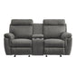 9301GRY*2 - 2pc Set: Sofa, Love