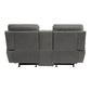 9301GRY*2 - 2pc Set: Sofa, Love
