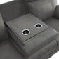 9301GRY*2 - 2pc Set: Sofa, Love
