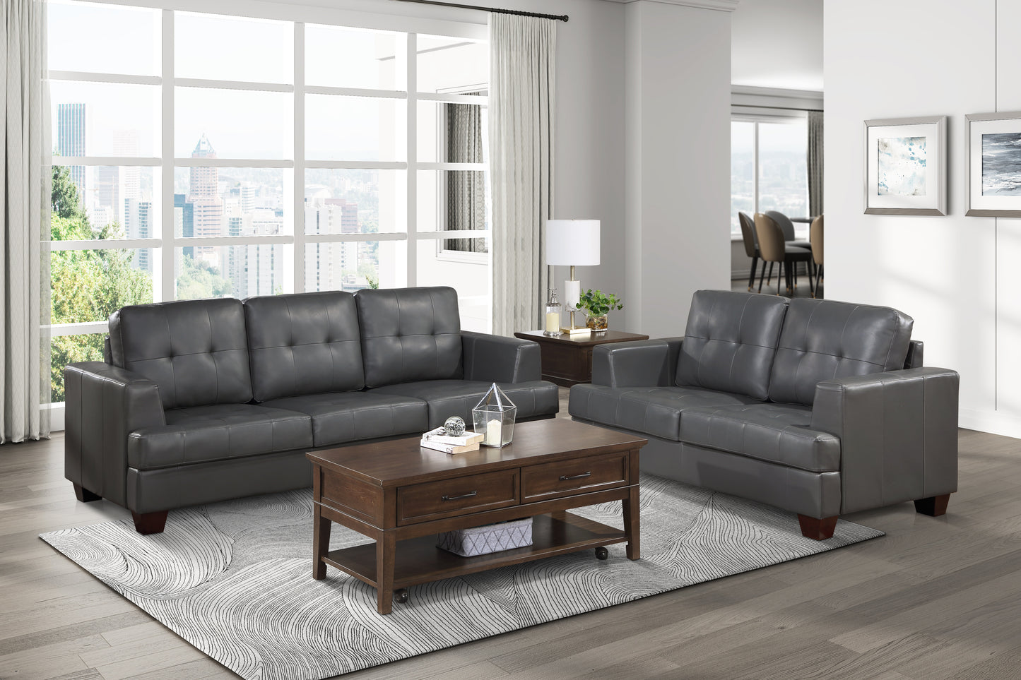 9309GY-2 - Love Seat
