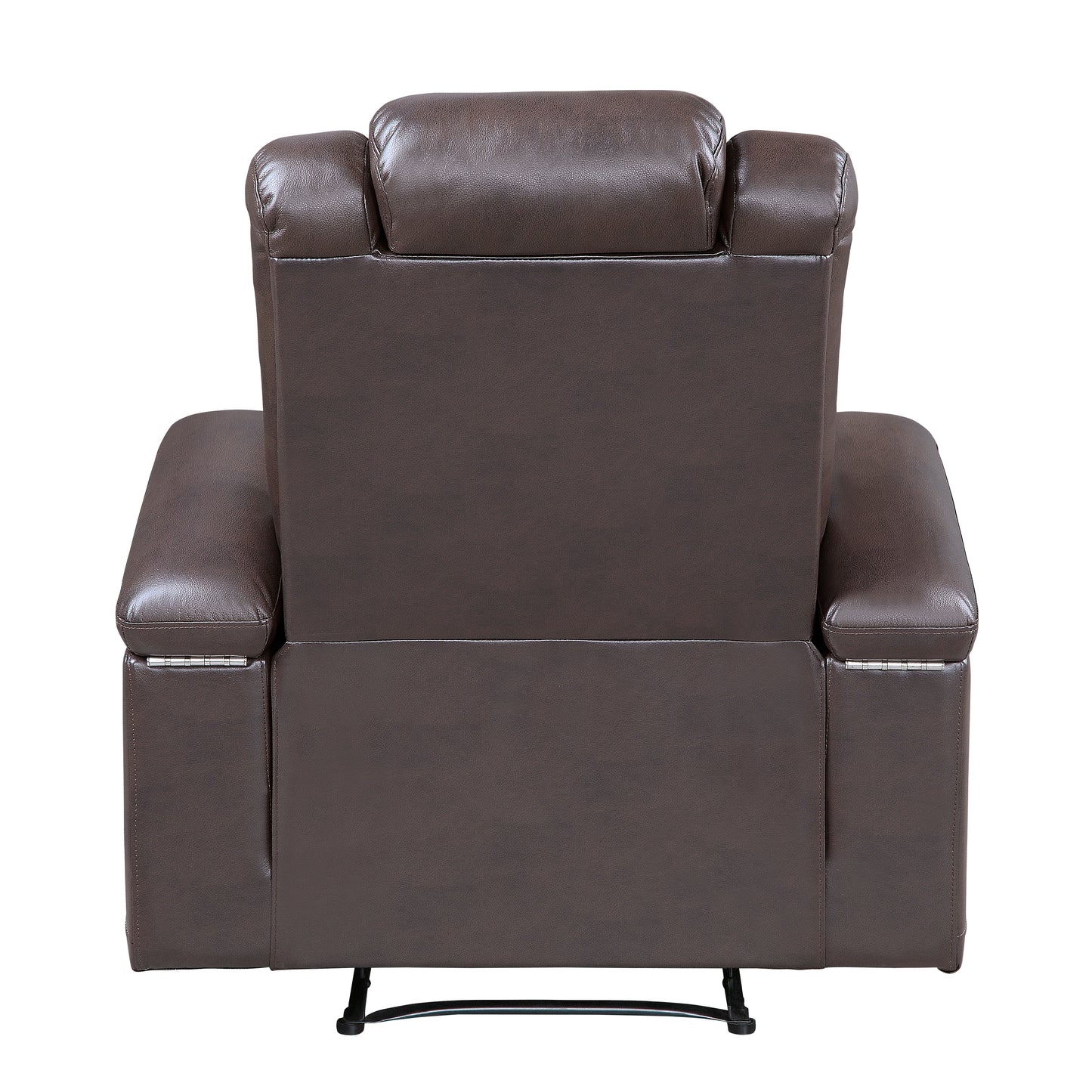 9366DB-1PWH - Power Reclining Chair with Power Headrest, Cup holders and Storage Arms