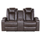 9366DB*2PWH - 2pc Set: Sofa, Love (Power)