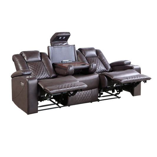 9366DB*2PWH - 2pc Set: Sofa, Love (Power)