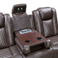 9366DB*2PWH - 2pc Set: Sofa, Love (Power)