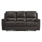 9368BRW-3 - Double Reclining Sofa