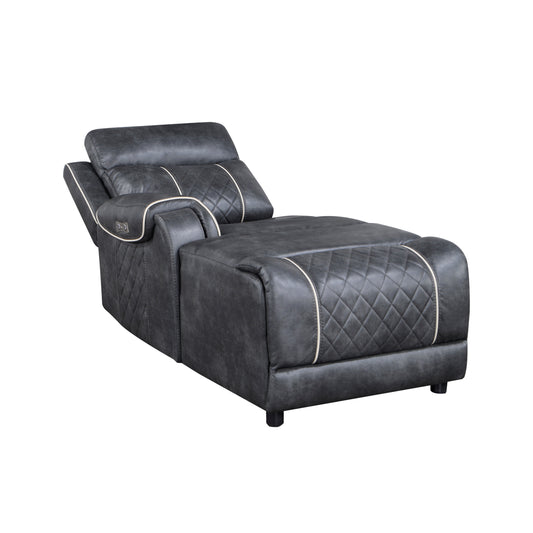 9377GRY-LCPW - (1/6)Power Left Side Reclining Chaise with USB Port
