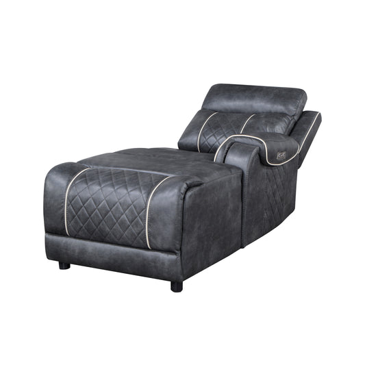 9377GRY-RCPW - (2/6)Power Right Side Reclining Chaise with USB Port
