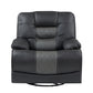 9388GRY-1 - Swivel Glider Reclining Chair