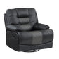 9388GRY-1 - Swivel Glider Reclining Chair