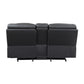 9388GRY*2 - 2pc Set: Sofa, Love